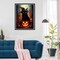 5D Diamond Art Kits for Adults – Halloween Cat, Full Round Drill, DIY Crystal Diamond Painting 16x20 Inch (40x50 cm) – Wall & Office Decor